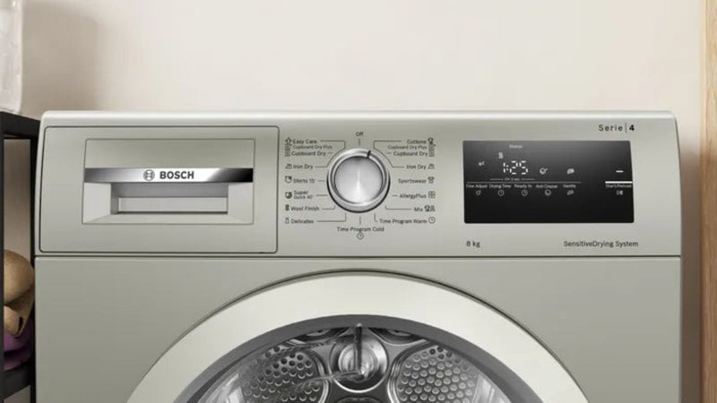 Bosch 8kg Series 4 Condenser Tumble Dryer Silver Inox WTN85401ZA-2