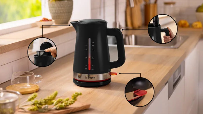 Bosch 1.7L Kettle MyMoment Black TWK4M223