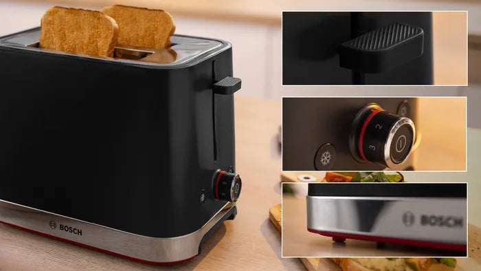 Bosch 2 Slice Compact Toaster MyMoment Black TAT4M223-3