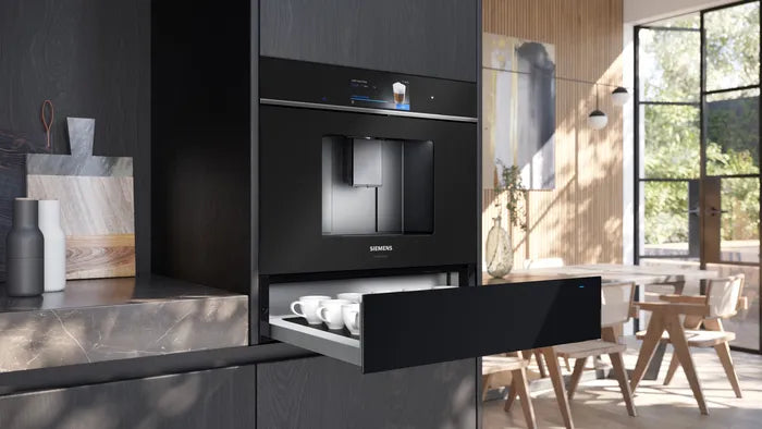 Siemens IQ700 Warmer Drawer Black Glass BI710C1B1-4
