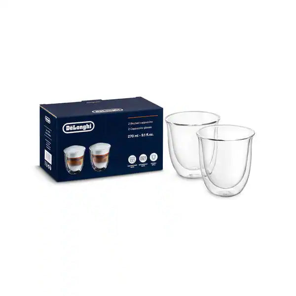 DeLonghi Cappuccino Glass Set DLSC311-1