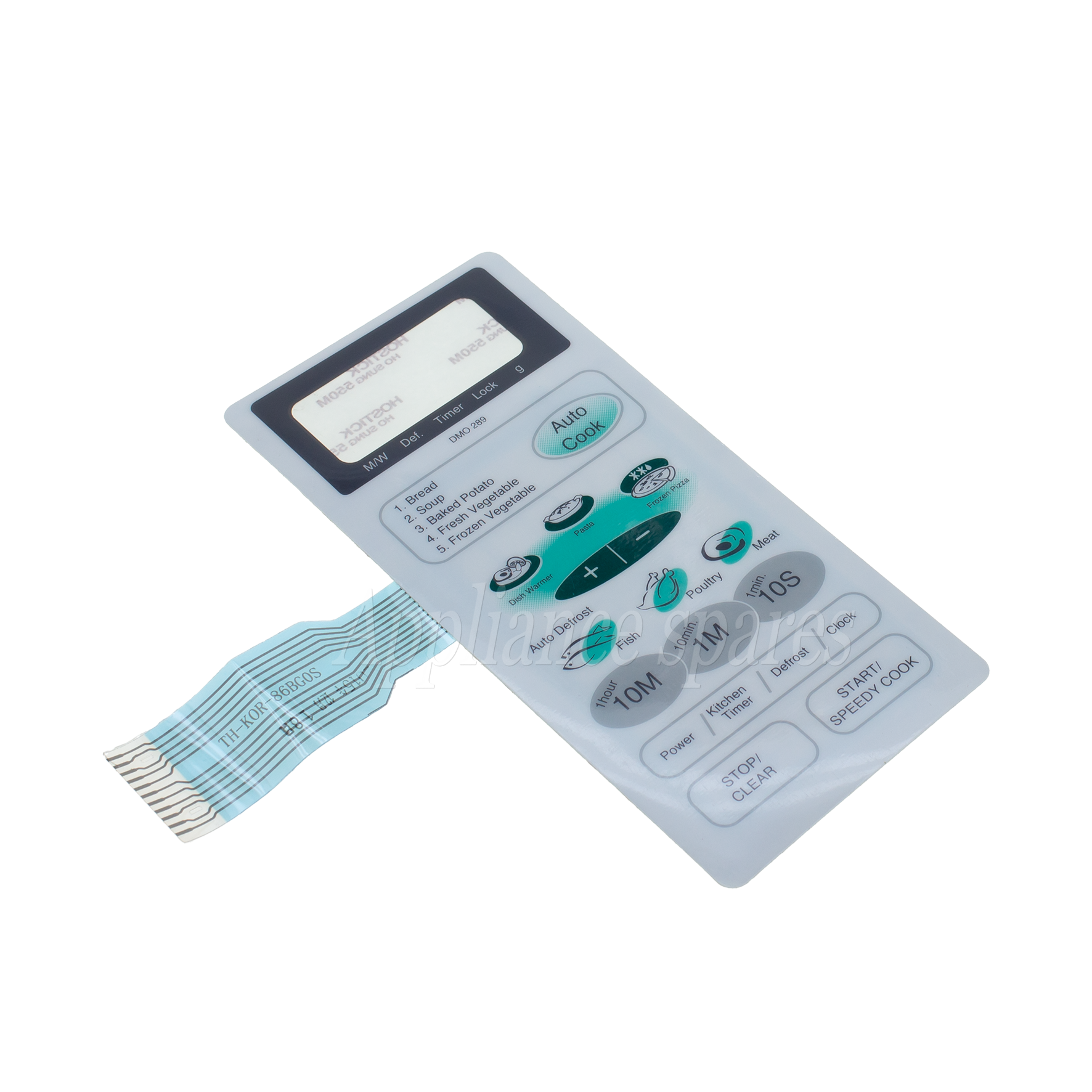 Defy Microwave Oven Touch Pad-1