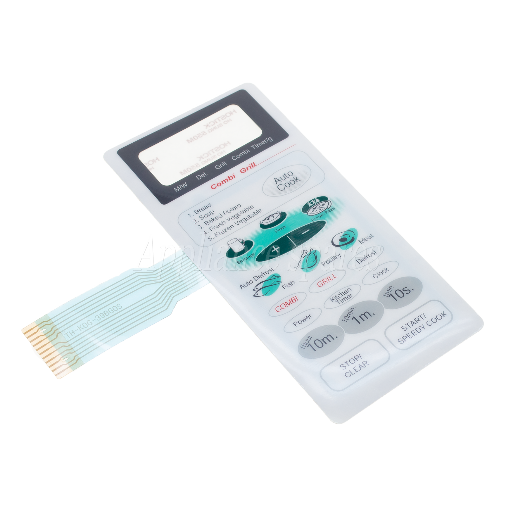 Defy Microwave Oven Touch Pad