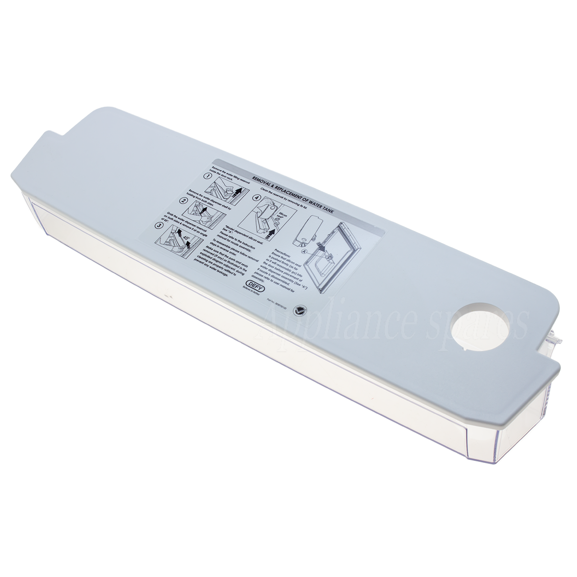 Defy Fridge Water Dispenser Tank Assembly