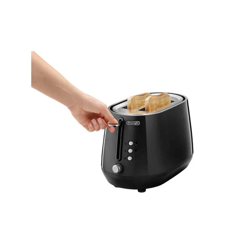 DeLonghi Eclettica 2-Slice Toaster Bold Black CTY2103.BK-8