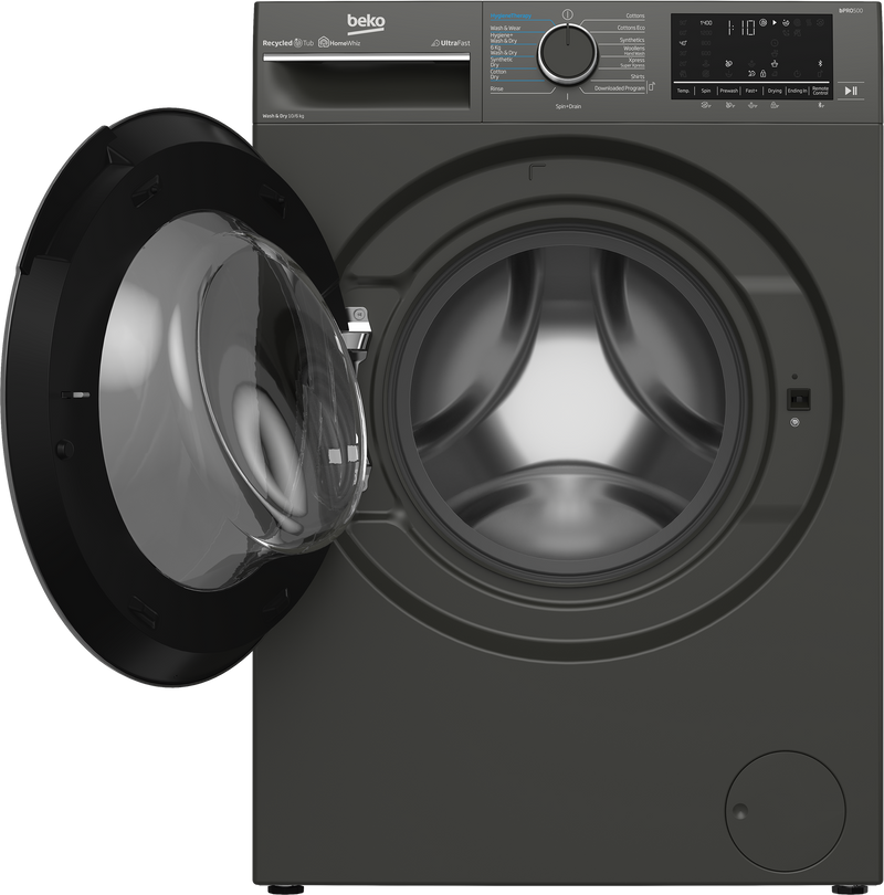 Beko 10/6kg Front Loader Combo Washing Machine Grey BWD200-4