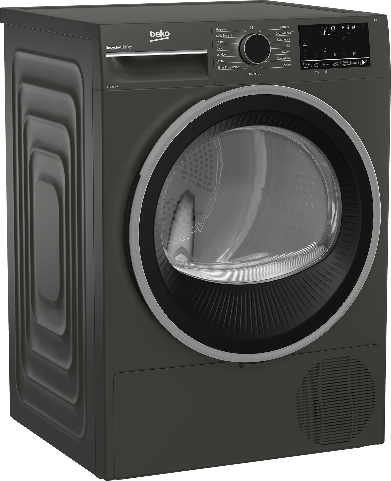 Beko 9kg Condenser Tumble Dryer Manhattan Grey B3T43113W