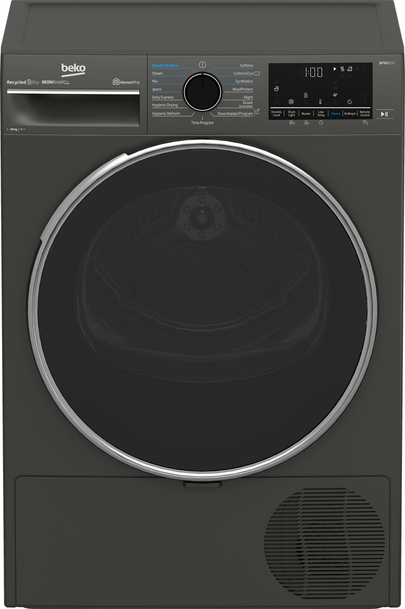 Beko 10kg Heat Pump Tumble Dryer Manhattan Grey B5T44133W-2