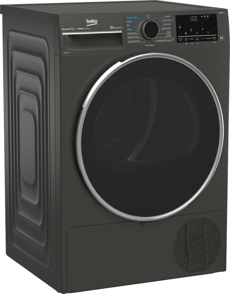 Beko 10kg Heat Pump Tumble Dryer Manhattan Grey B5T44133W-1