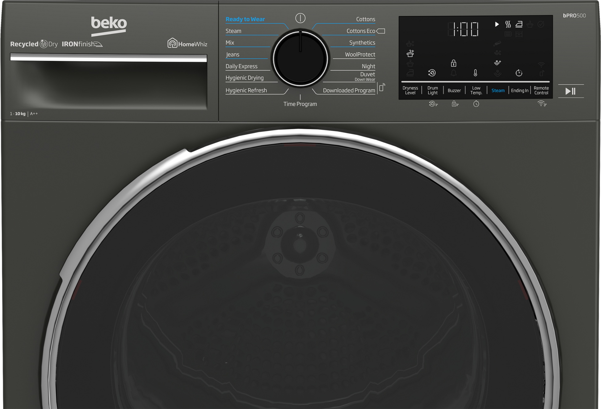 Beko 10kg Heat Pump Tumble Dryer Manhattan Grey B5T44133W-4