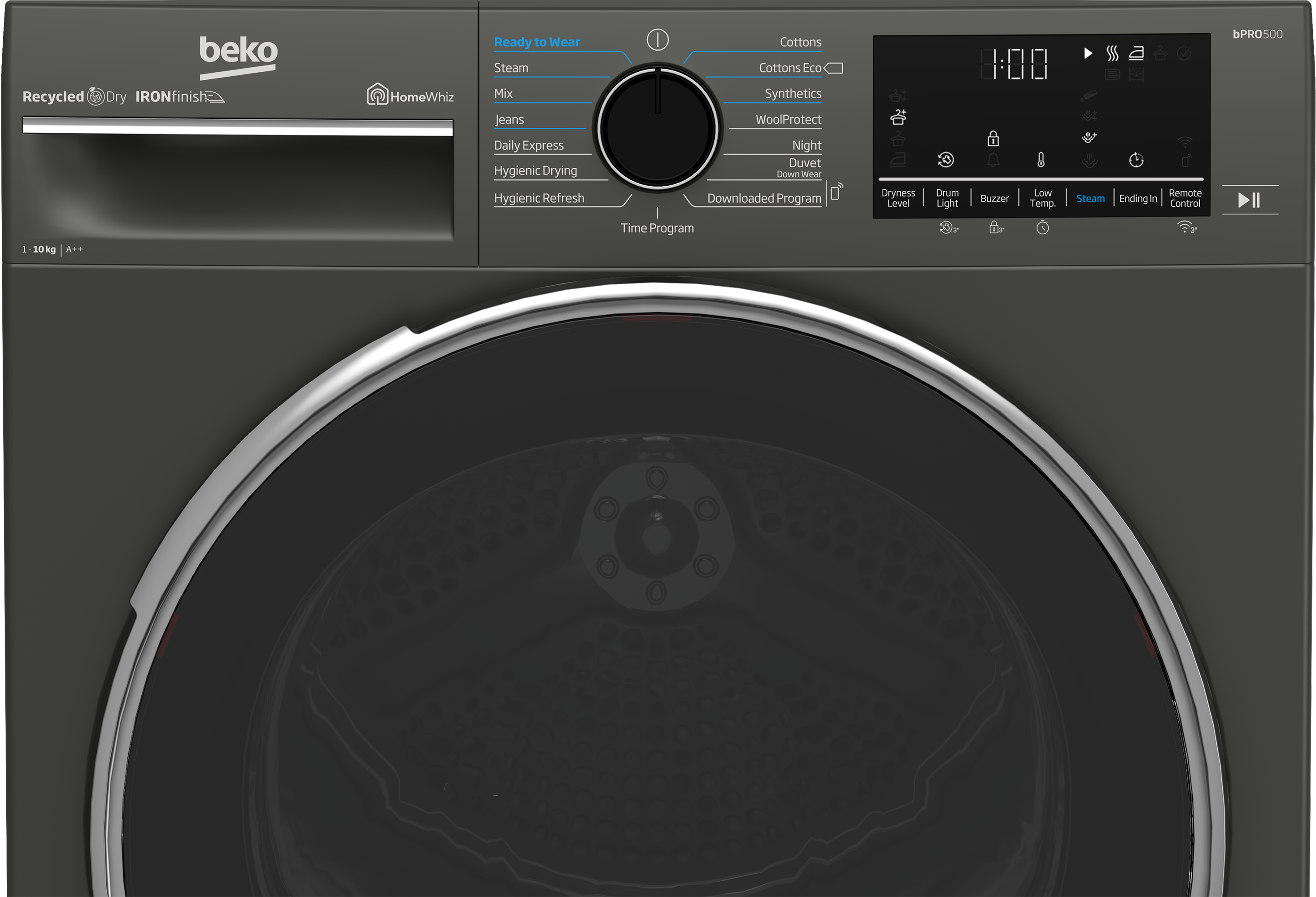 Beko 10kg Heat Pump Tumble Dryer Manhattan Grey B5T44133W