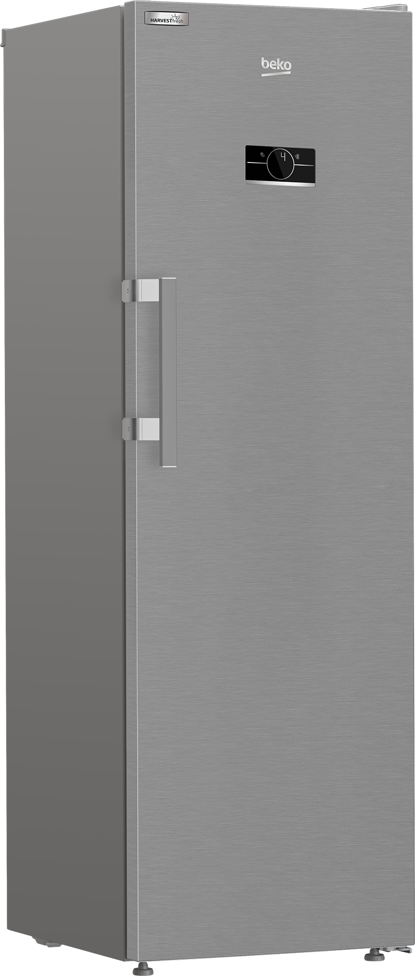 Beko 365L Upright Fridge 60cm Pearl Steel B5RMLNE444HX-1