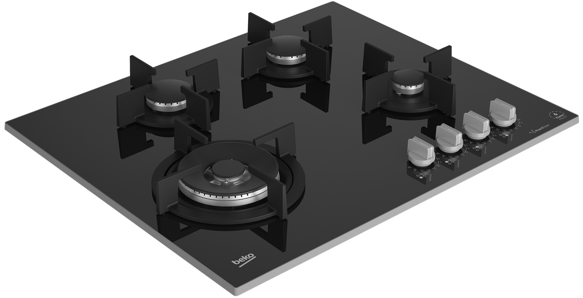 Beko 65cm Gas on Glass Hob Black MACM11B