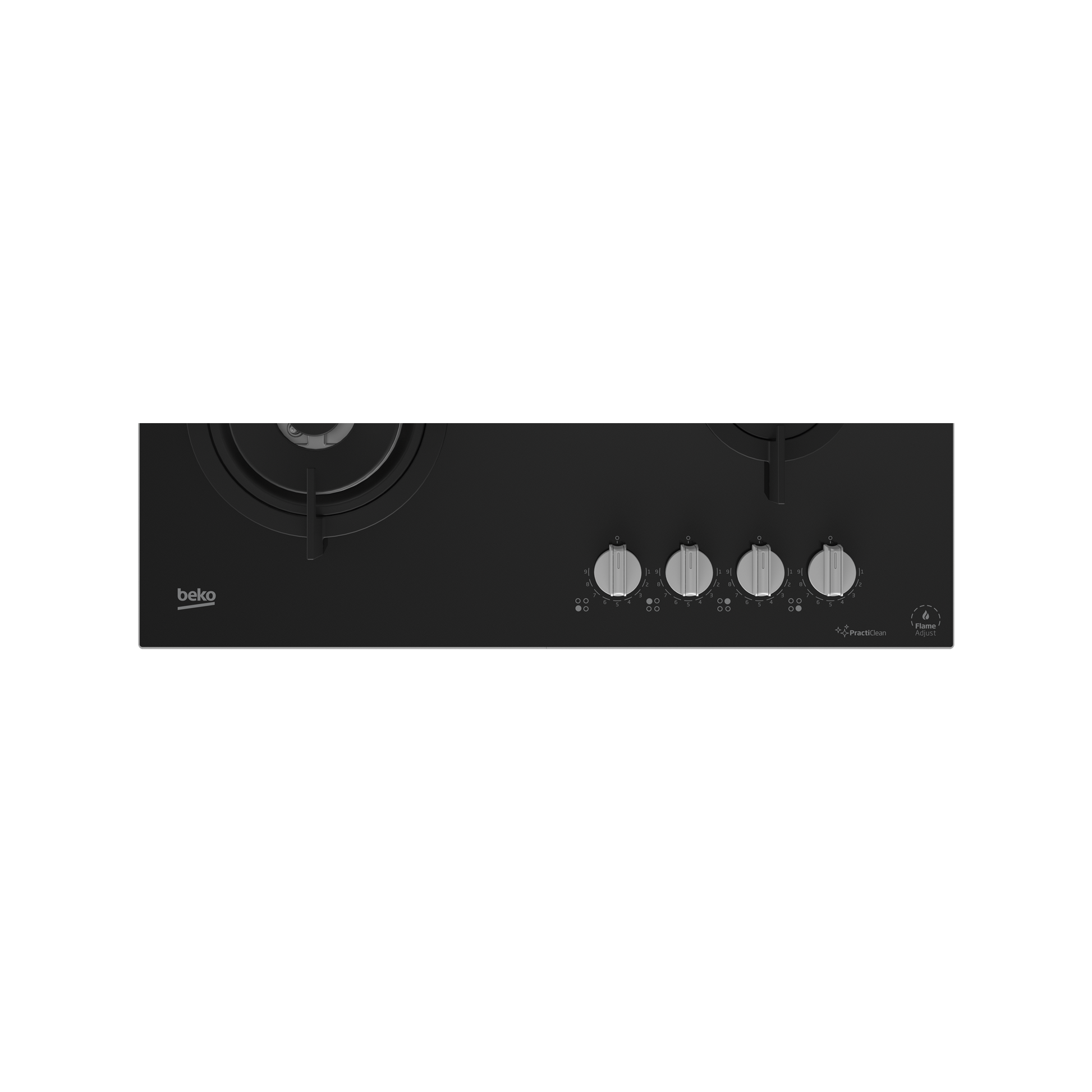 Beko 65cm Gas on Glass Hob Black MACM11B-6