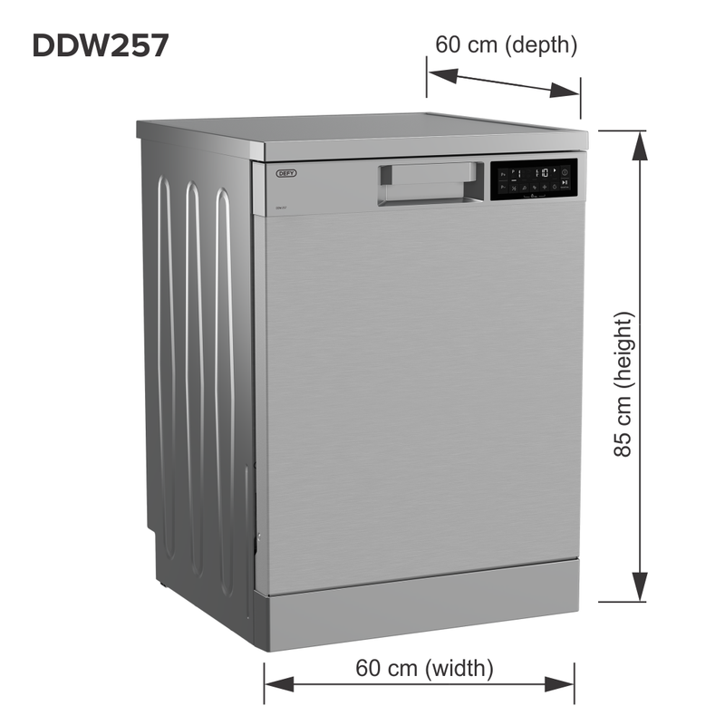 Defy 15 Place Setting Dishwasher Inox DDW257-5