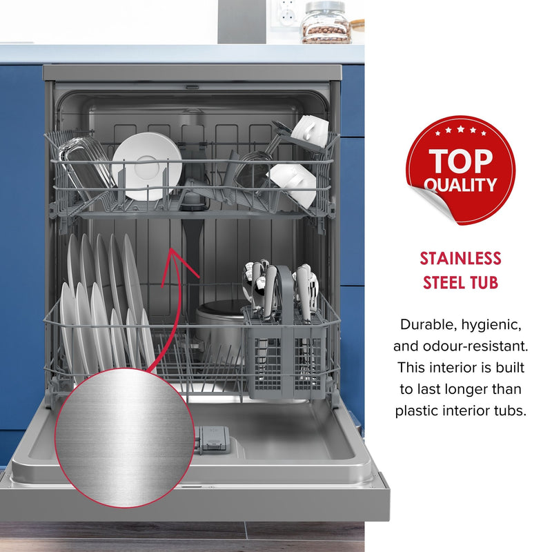 Defy 15 Place Setting Dishwasher Inox DDW257-8