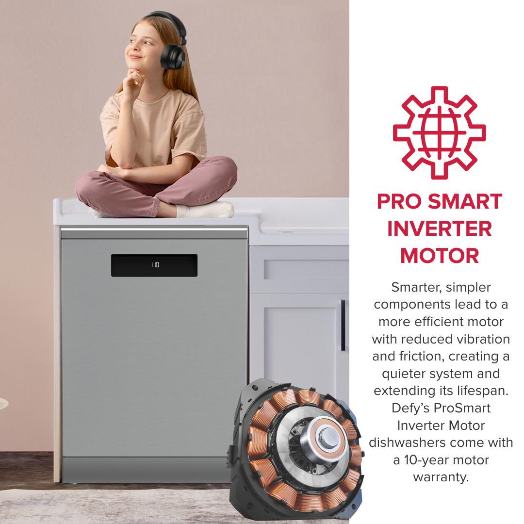 Defy 15 Place Setting Dishwasher Inox DDW366