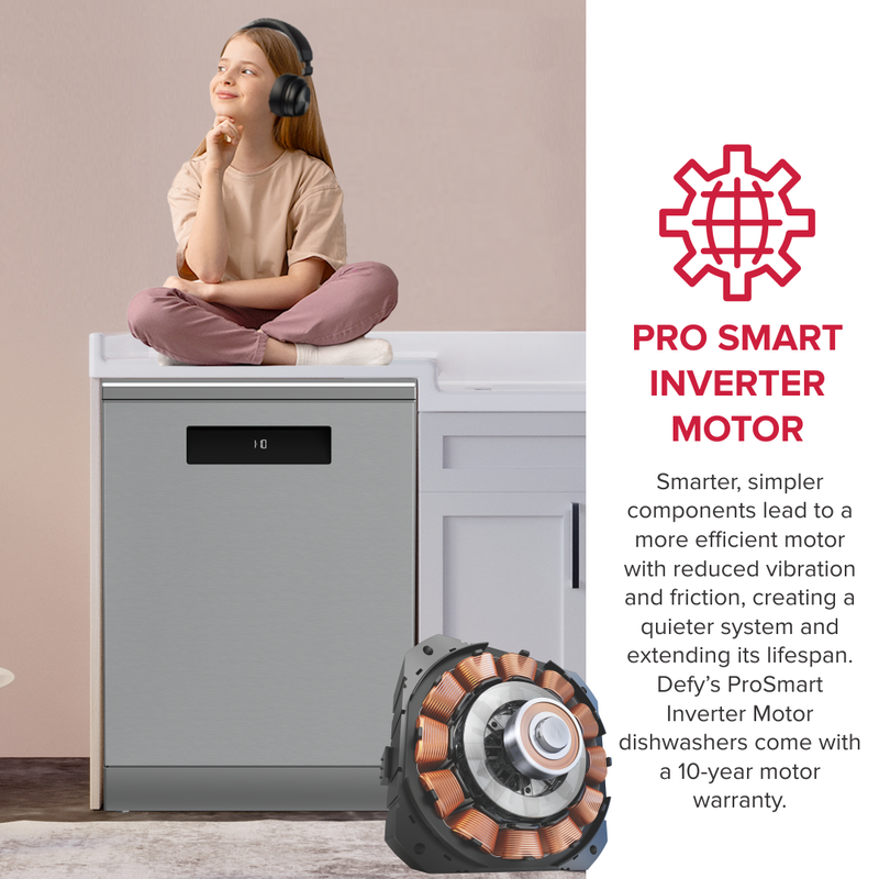 Defy 15 Place Setting Dishwasher Inox DDW366-12