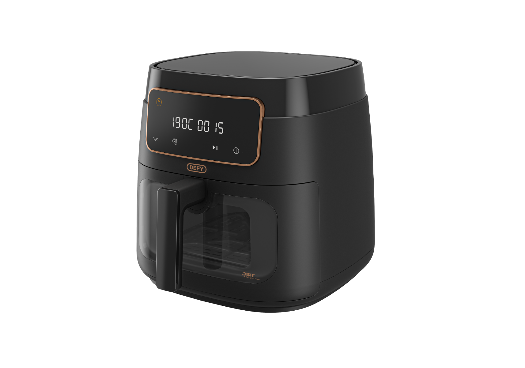 Defy Air Fryer 7.6L with Window Black DAF3376DB