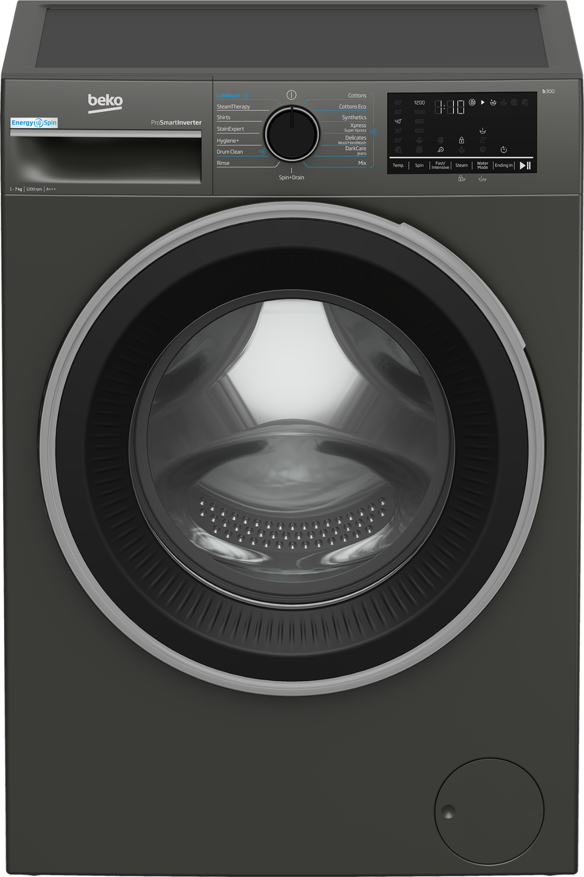 Beko 7kg Front Loader Washing Machine Twilight Grey BAW206-1