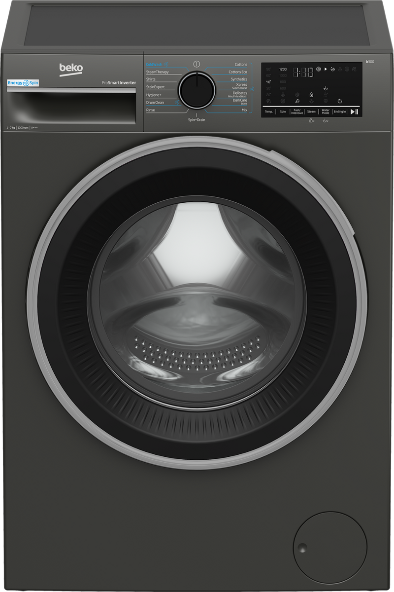 Beko 7kg Front Loader Washing Machine Twilight Grey BAW206-1