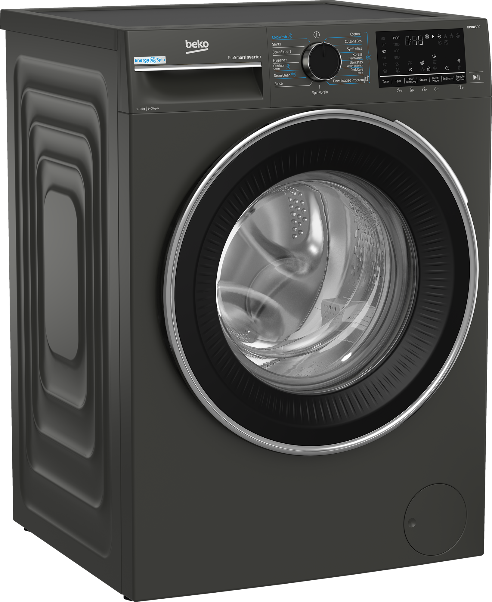 Beko 9kg Front Loader Washing Machine Twilight Grey BAW208-2
