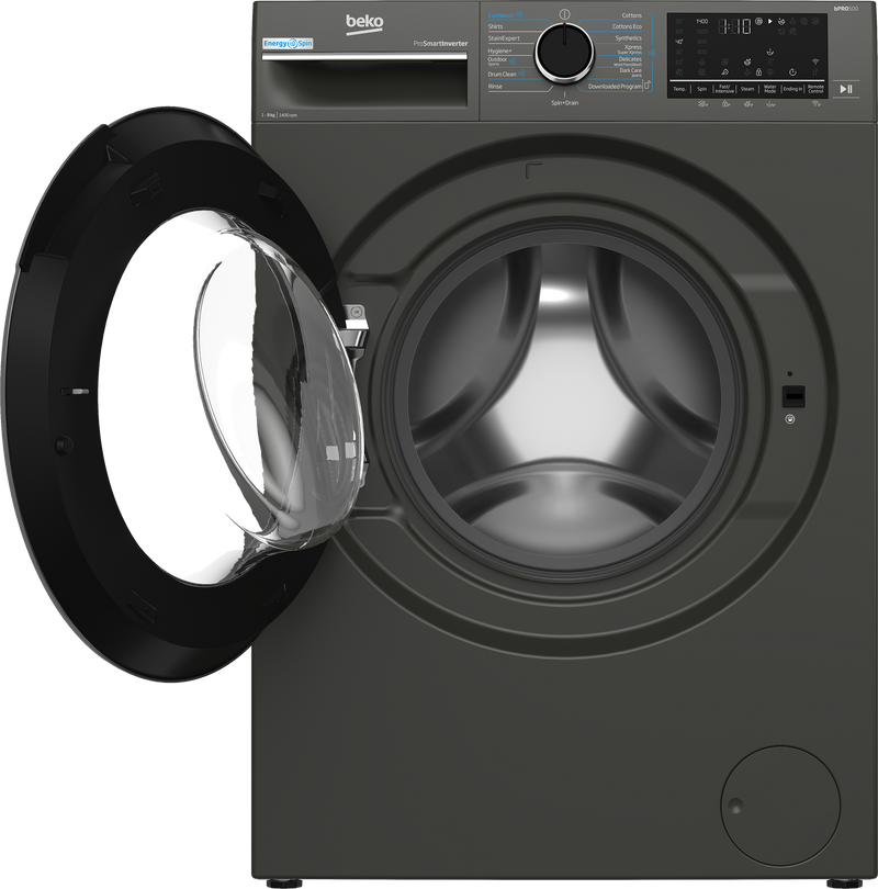 Beko 9kg Front Loader Washing Machine Twilight Grey BAW208-3