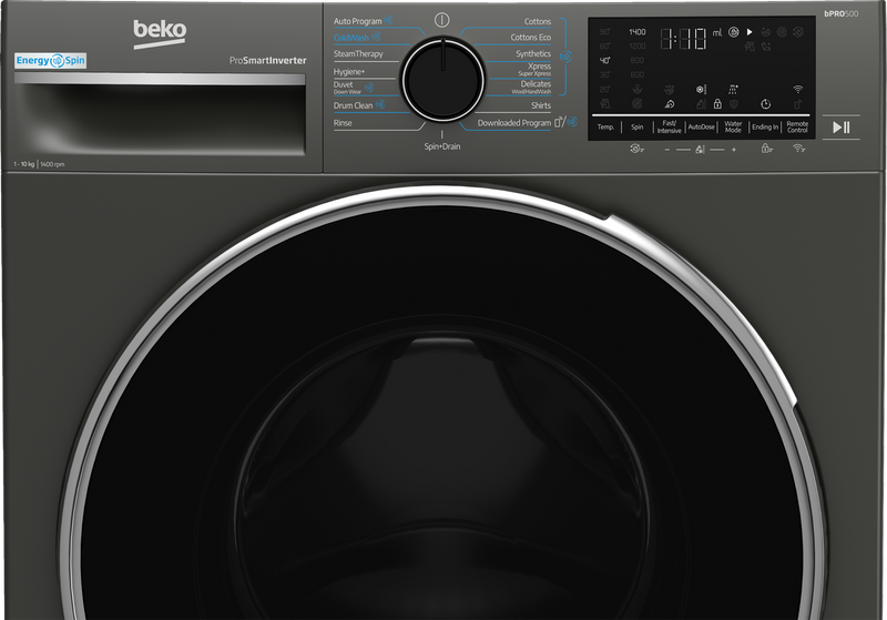 Beko 10kg Front Loader Washing Machine Twilight Grey BAW209-4