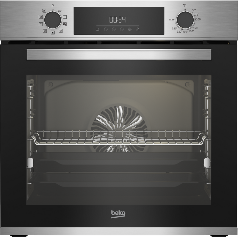 Beko 60cm Built-In Multifunction Oven Stainless Steel BBIM12302XCE-2
