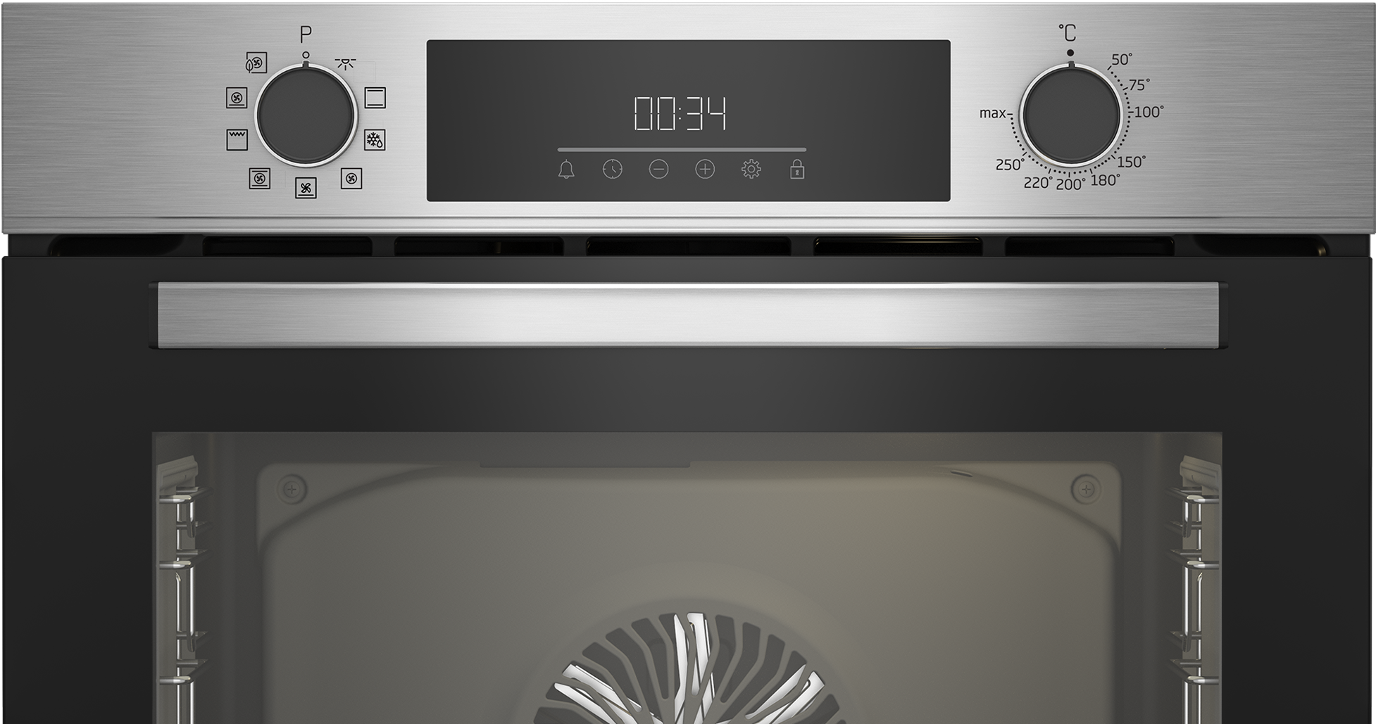 Beko 60cm Built-In Multifunction Oven Stainless Steel BBIM12302XCE