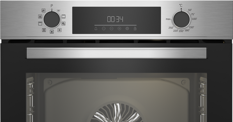 Beko 60cm Built-In Multifunction Oven Stainless Steel BBIM12302XCE-3
