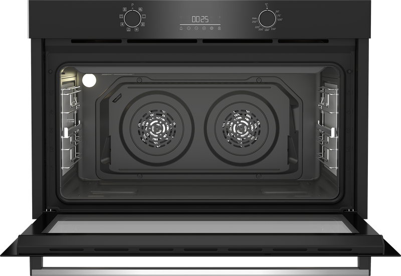 Beko 90CM Twin Fan Oven Black With Touch Control BBWMT12300XS-3