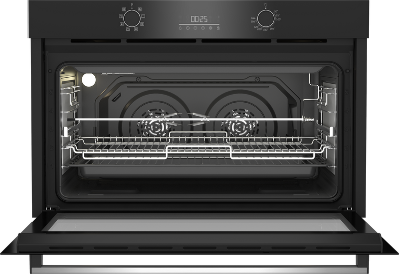 Beko 90CM Twin Fan Oven Black With Touch Control BBWMT12300XS-2