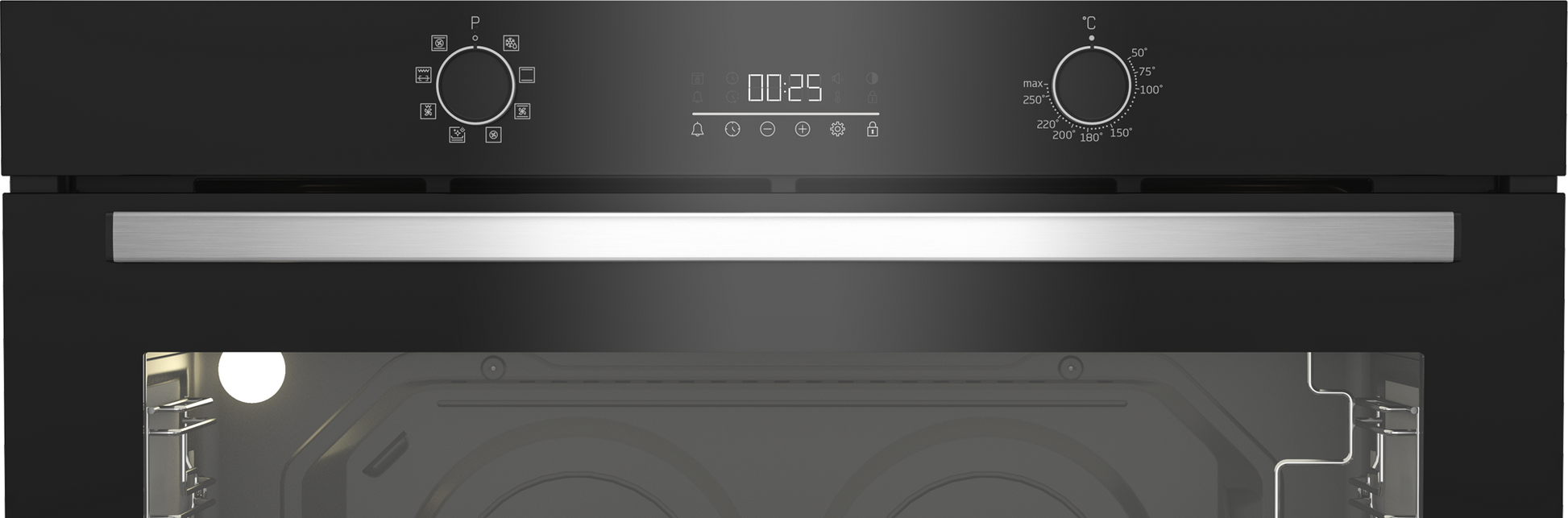 Beko 90CM Twin Fan Oven Black With Touch Control BBWMT12300XS-4