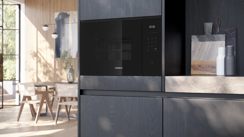 Siemens iQ500 Built-In Microwave with grill Black BE555LMB2-3