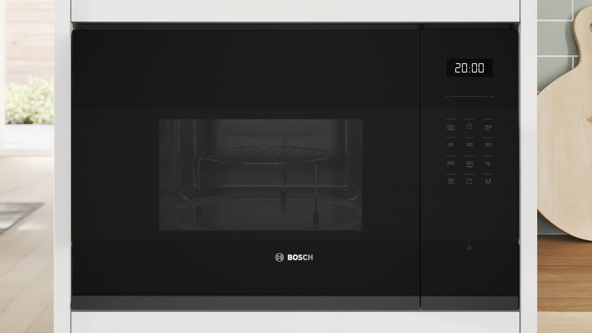 Bosch Series 6 Built-In Microwave with grill Black stainless steel BEL554MH2Z-2