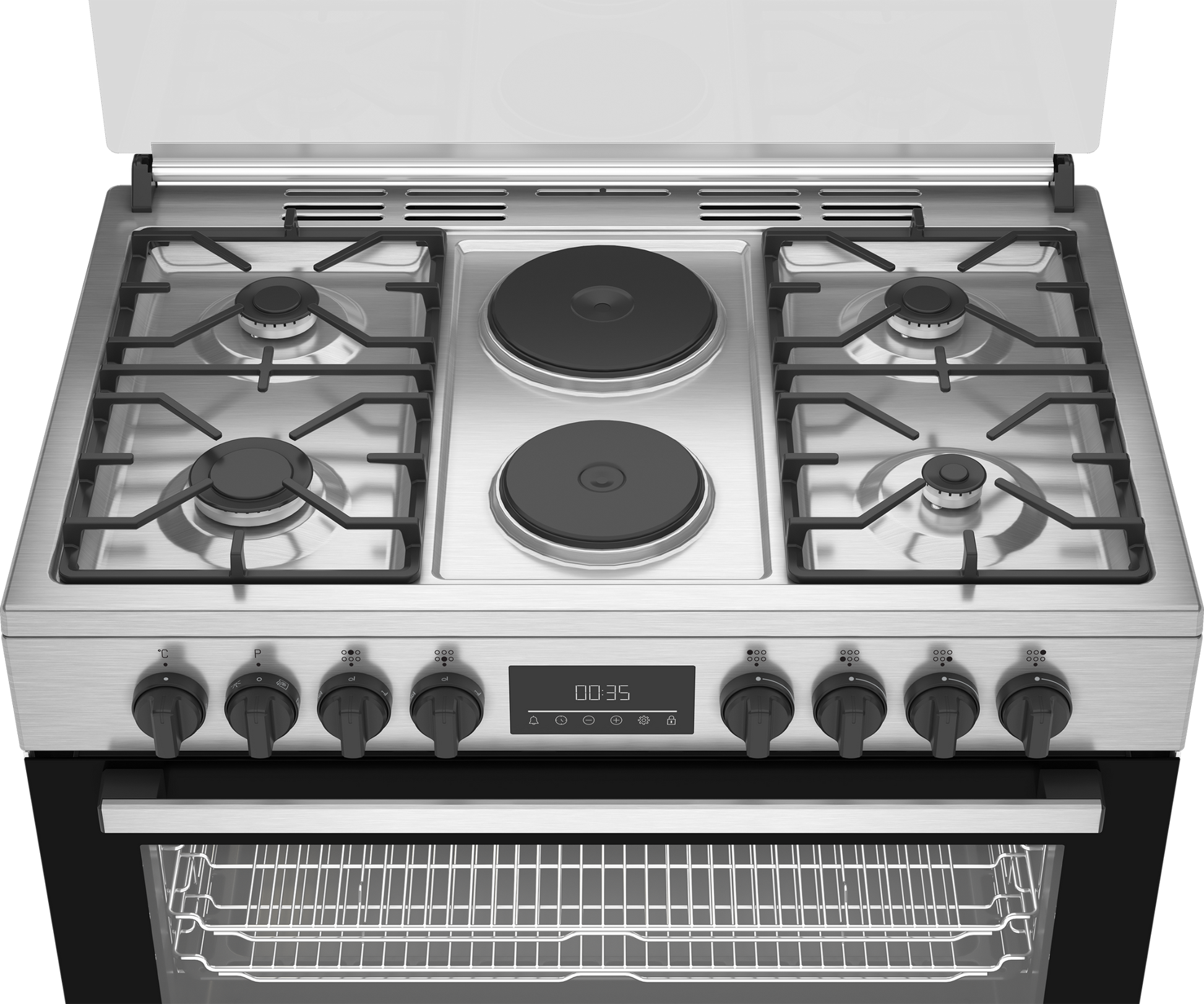 Beko Freestanding Multifunction Gas/Electric Stove BGM21225EX-3