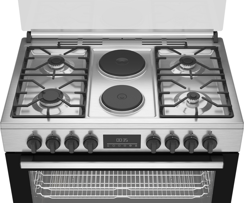 Beko Freestanding Multifunction Gas/Electric Stove BGM21225EX-3