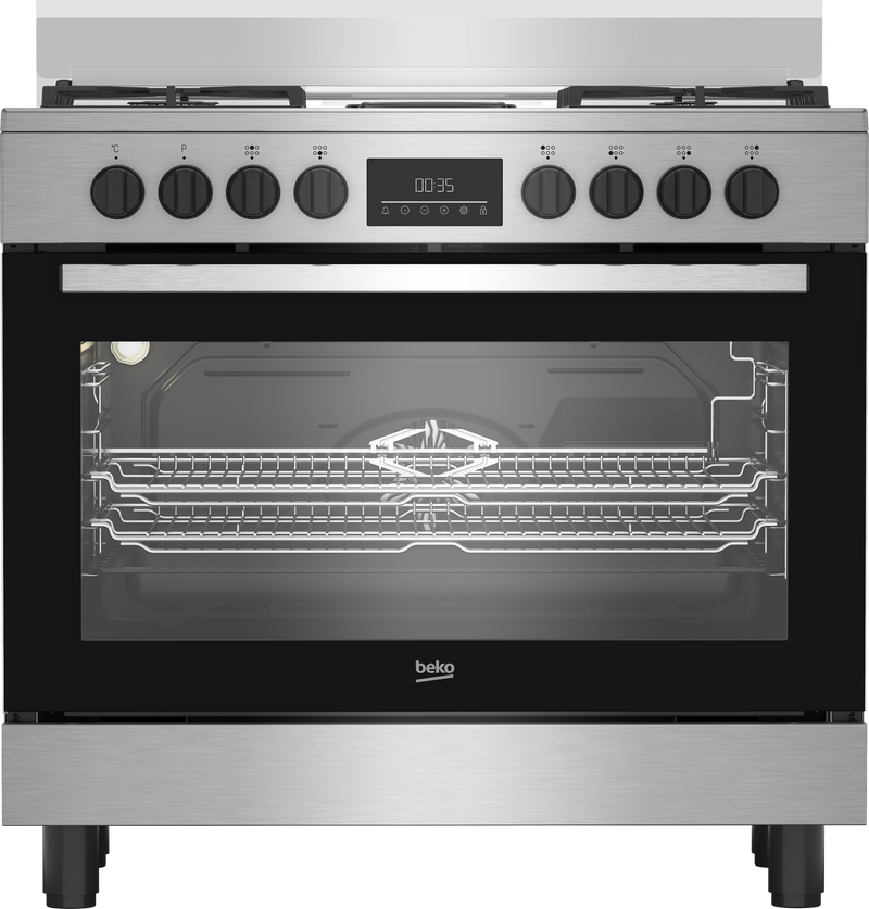 Beko Freestanding Multifunction Gas/Electric Stove BGM21225EX-1