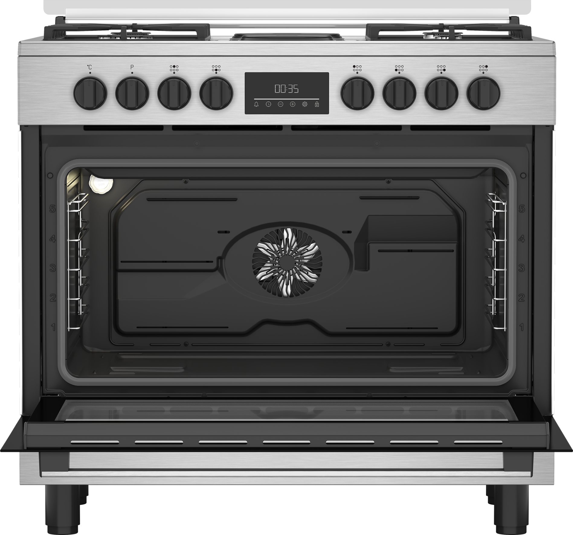 Beko Freestanding Multifunction Gas/Electric Stove BGM21225EX-4