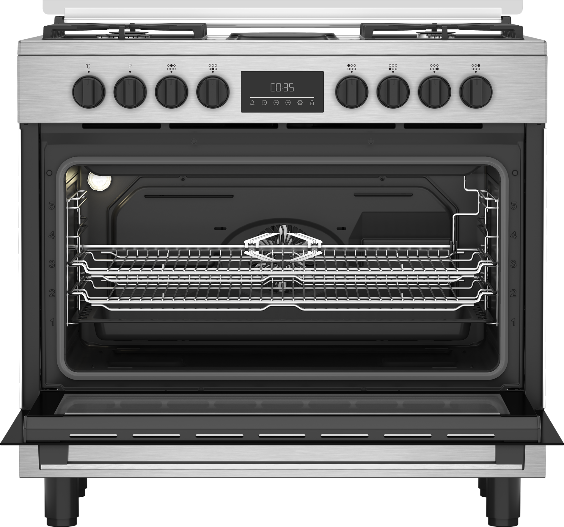 Beko Freestanding Multifunction Gas/Electric Stove BGM21225EX-5
