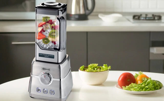 Kenwood High Power Blender with Smoothie Bottle S/Steel 1500W BLM91.640SS-9