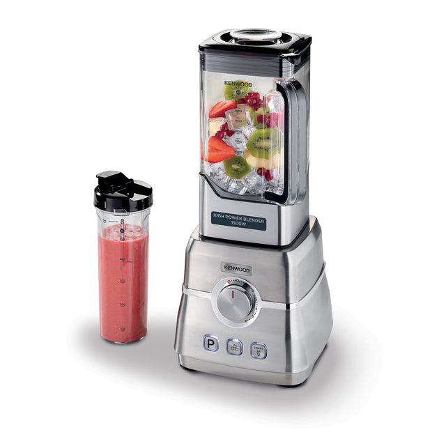 Kenwood High Power Blender with Smoothie Bottle S/Steel 1500W BLM91.640SS-3
