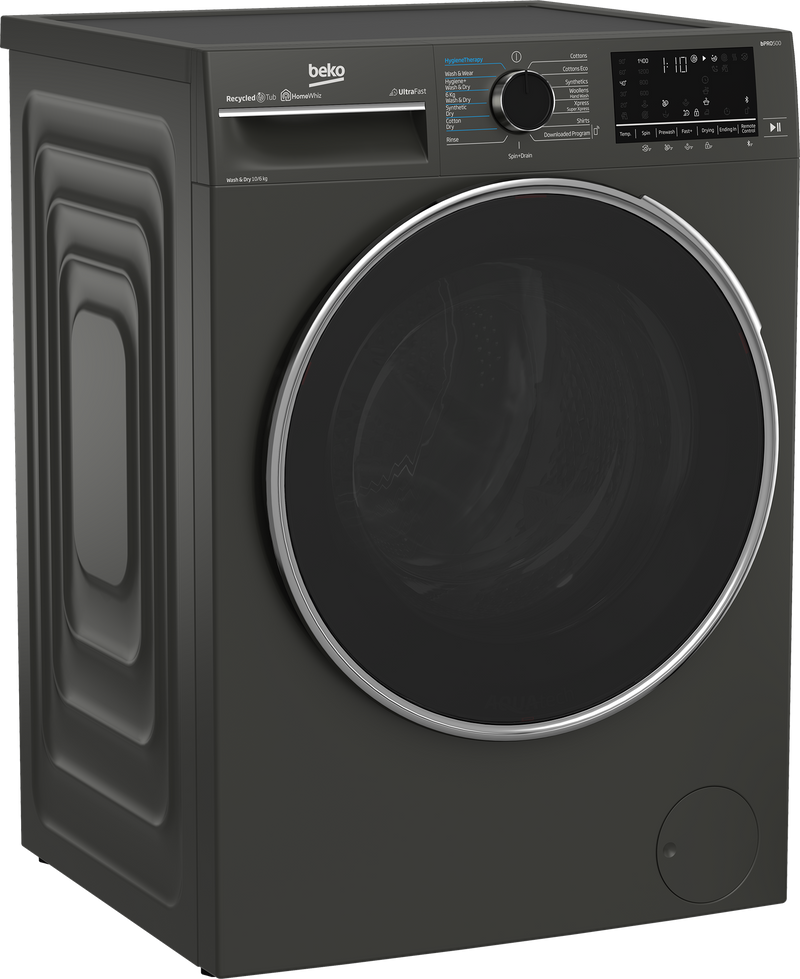 Beko 10/6kg Front Loader Combo Washing Machine Grey BWD200-1