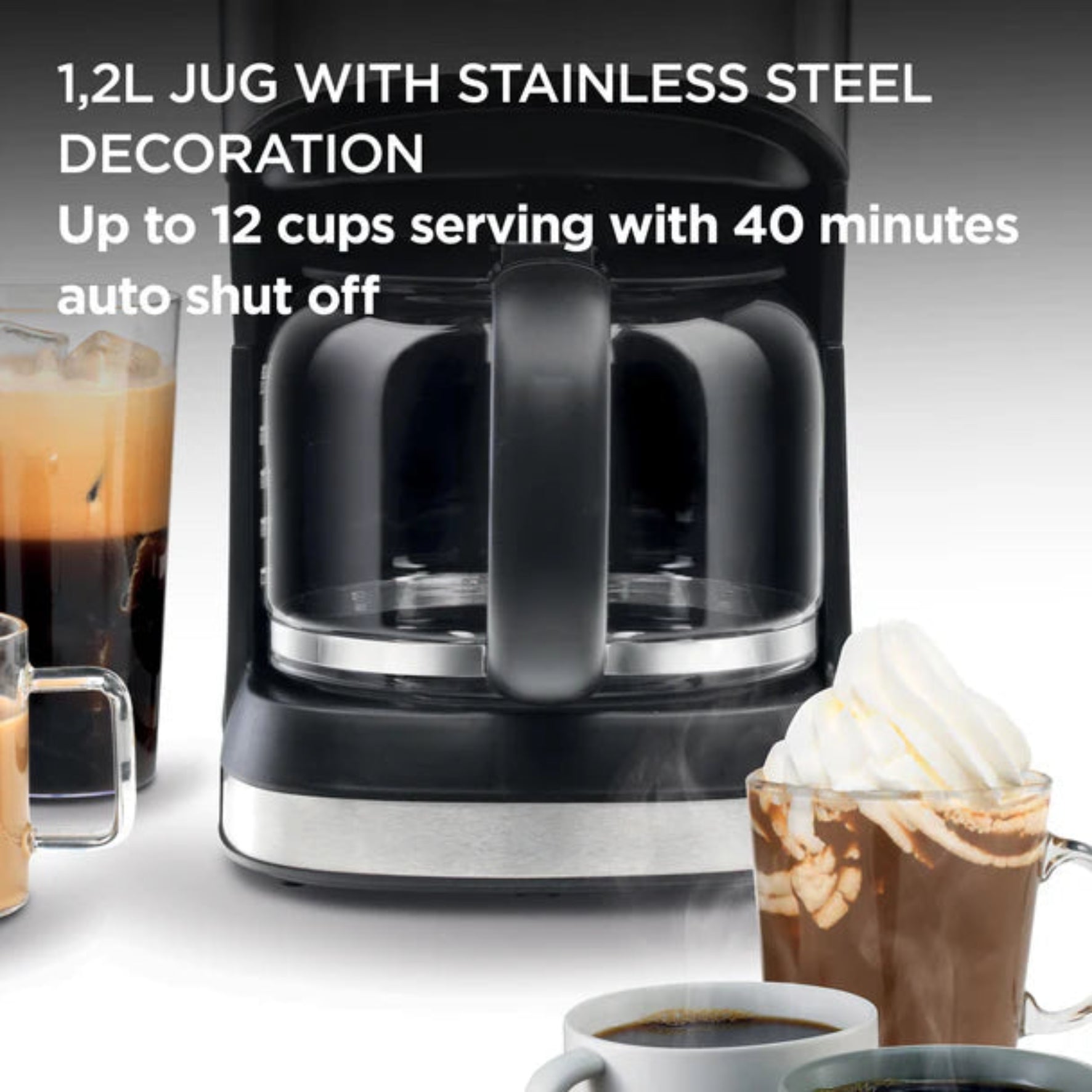 Kenwood Drip Coffee Machine Stainless Steel CMM10