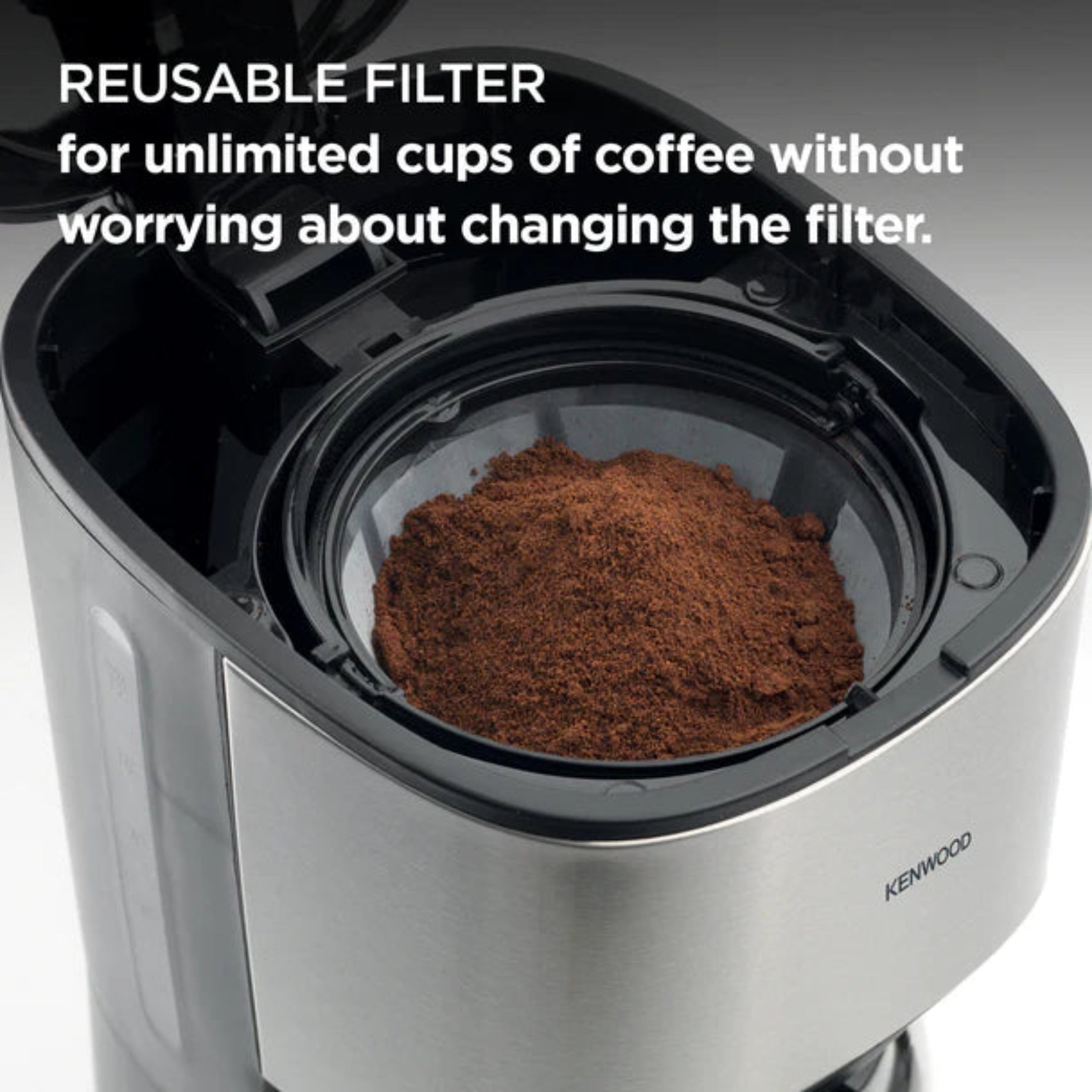 Kenwood Drip Coffee Machine Stainless Steel CMM10