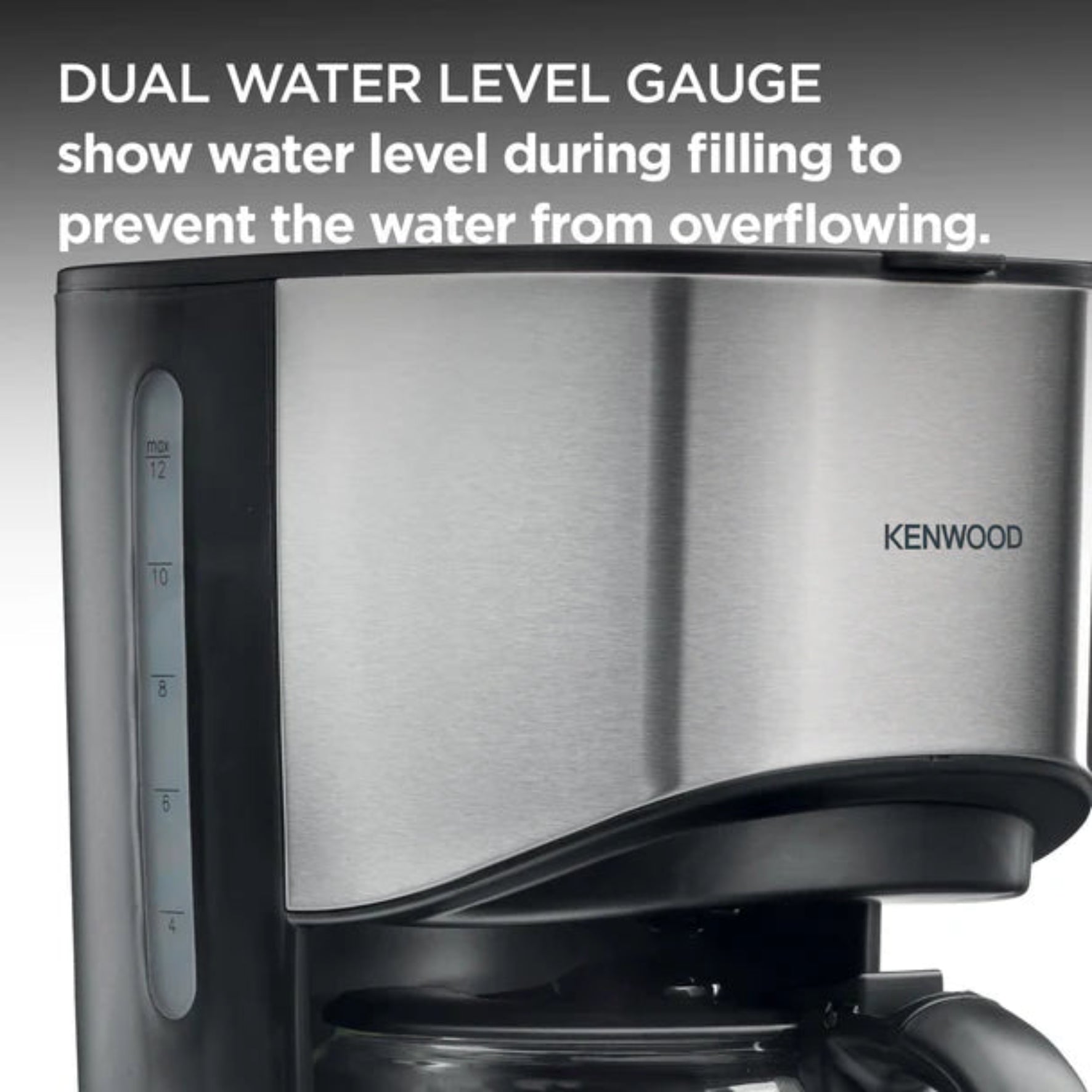 Kenwood Drip Coffee Machine Stainless Steel CMM10-6