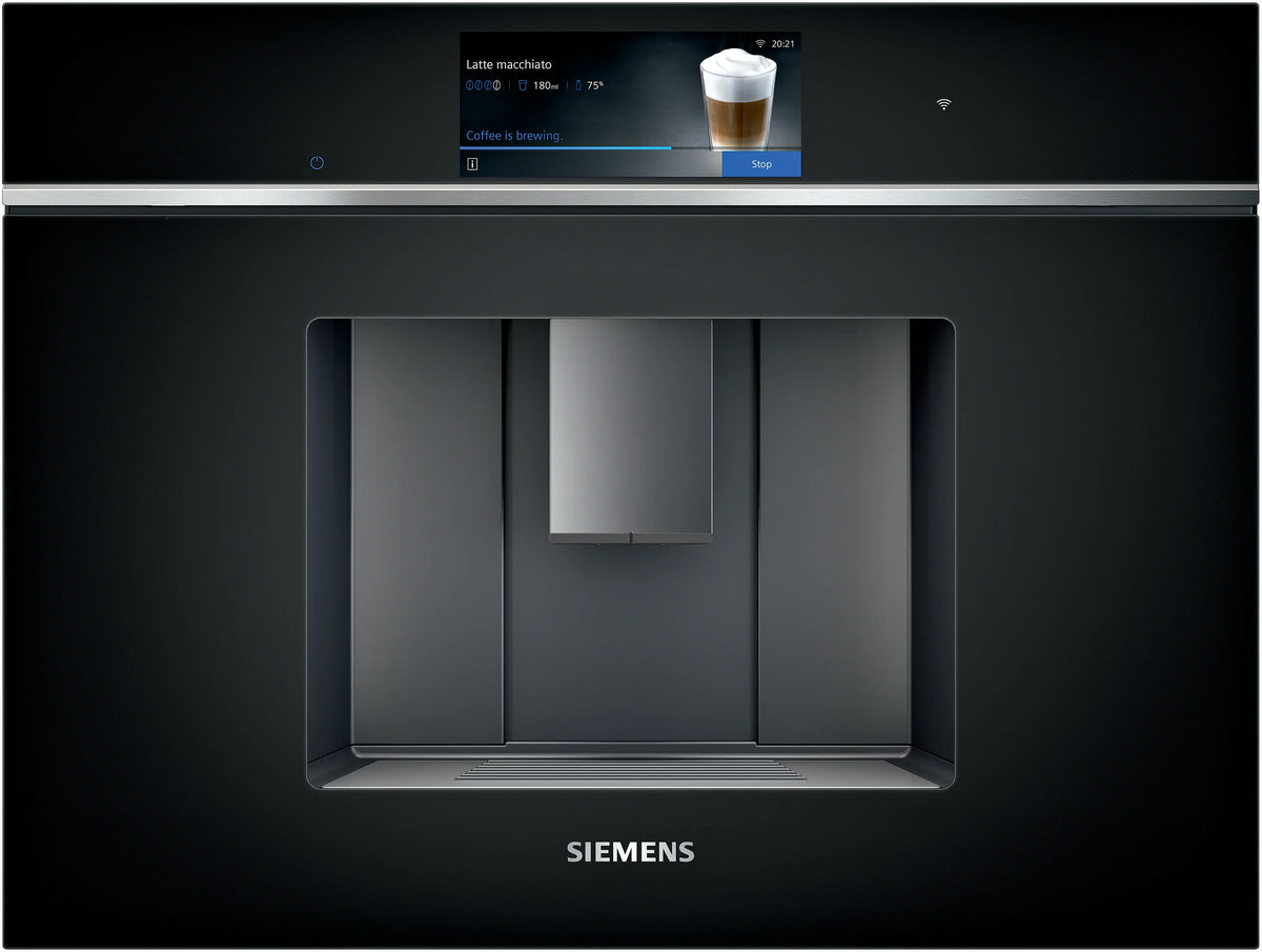 Siemens IQ700 Built in Fully Automatic Coffee Machine Black CT718L1B0