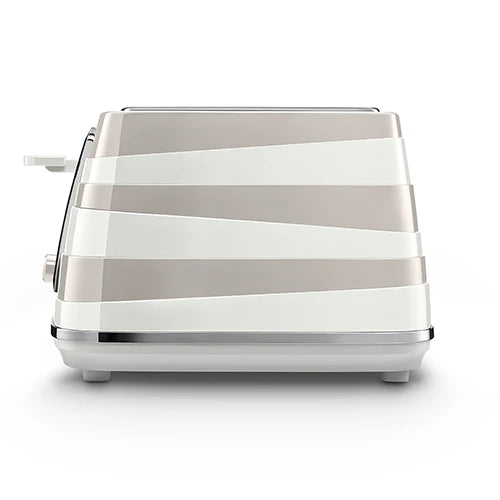 DeLonghi 4 Slice Avvolta Toaster White CTAC4003.W