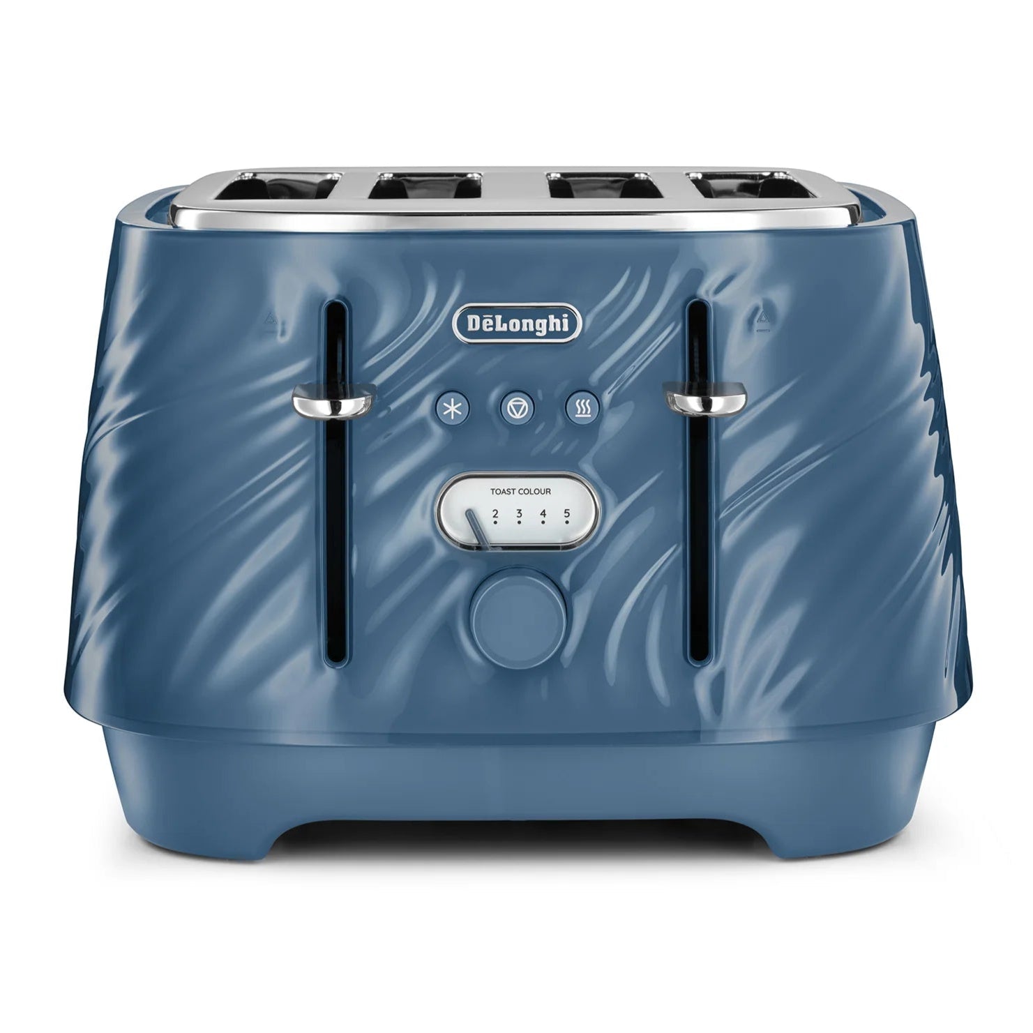 DeLonghi 4 Slice Ballerina Seta Toaster Silke Blue CTDS4003.BL-1